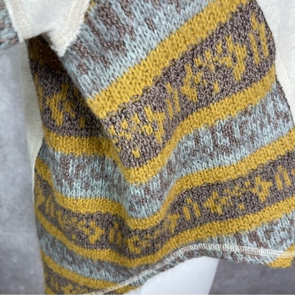 Free People Beautiful Sinner Pullover Side Knit Sweater Top In Beige Tan Size S - Picture 5 of 8